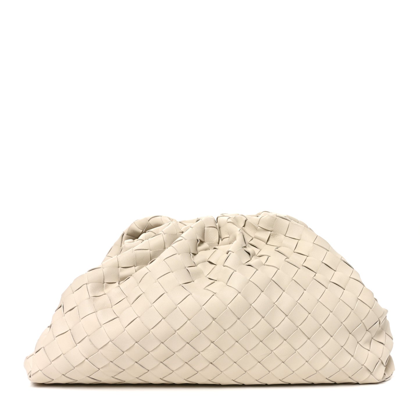 Nappa Maxi Intrecciato The Pouch Oversized Clutch Plaster
