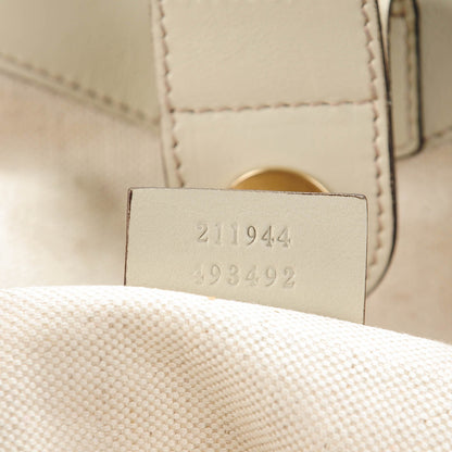 Gucci Guccissima Medium Sukey Tote Mystic White 7 of 7