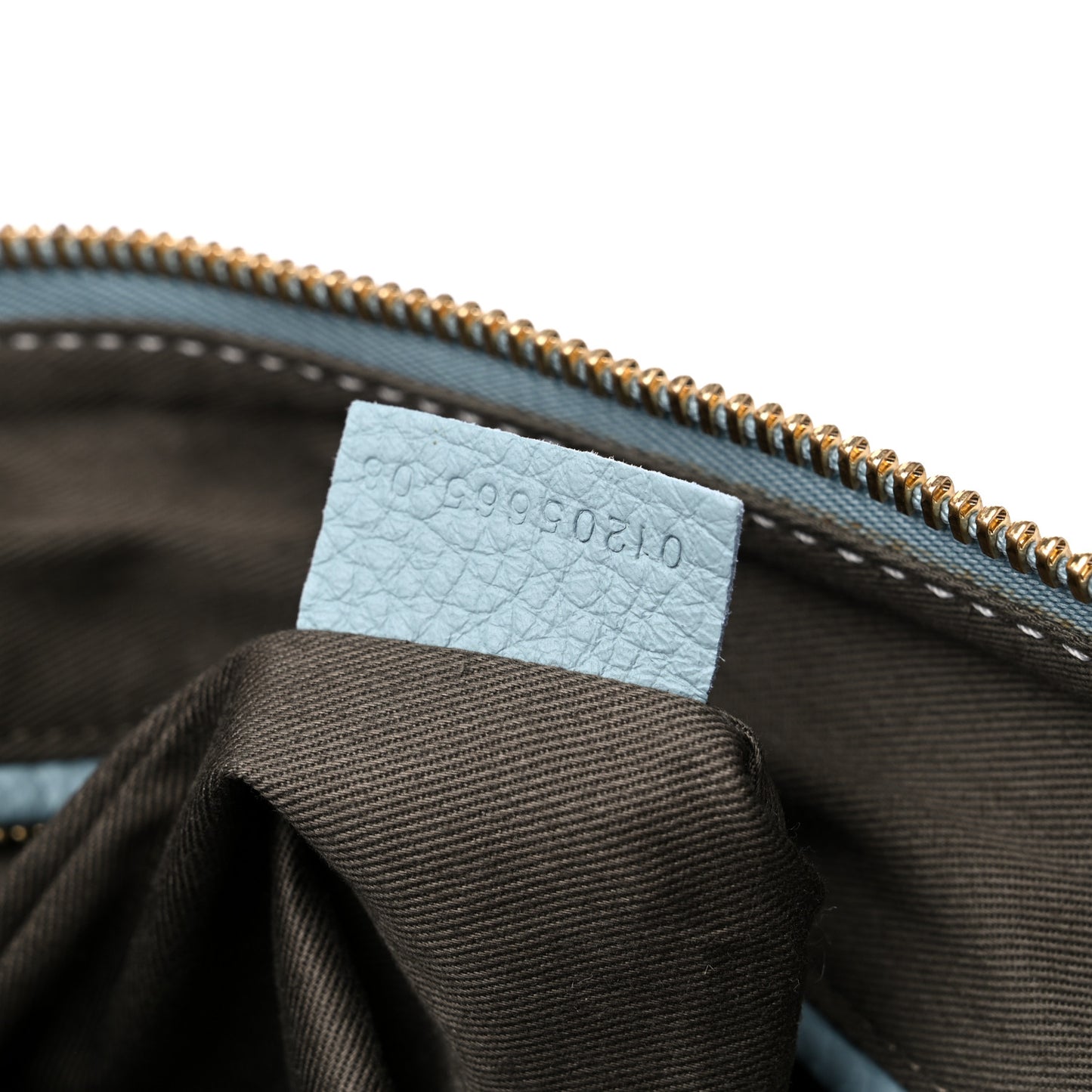 Calfskin Medium Marcie Satchel Cloudy Blue