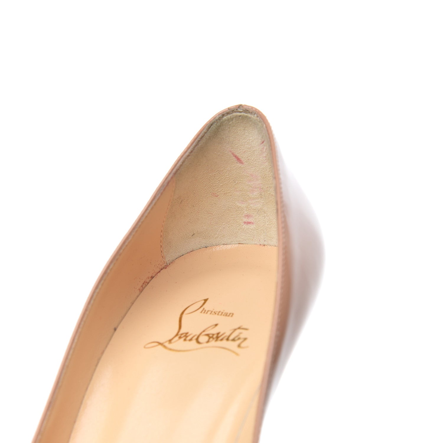 Christian Louboutin Patent Kate 100 Pumps 39 Nude 11 of 12