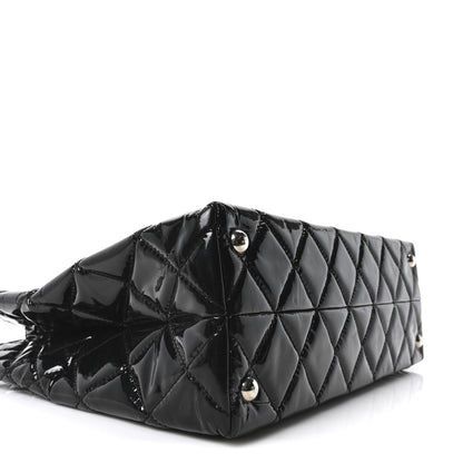 Chanel Vinyl Quilted In The Business Tote Black 9 of 10