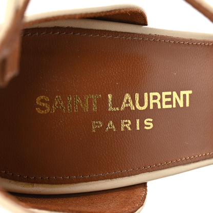 Saint Laurent Calfskin 110 Opyum Sandals 39 Real Beige 7 of 8