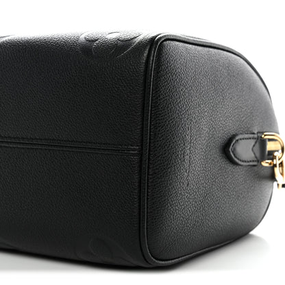 Louis Vuitton Empreinte Monogram Giant Speedy Bandouliere 25 Black 23 of 28