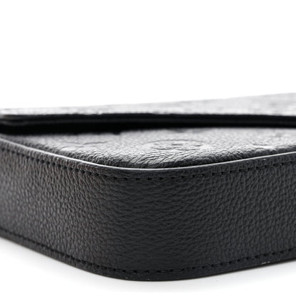 Louis Vuitton Empreinte Pochette Felicie Chain Wallet Black 12 of 14