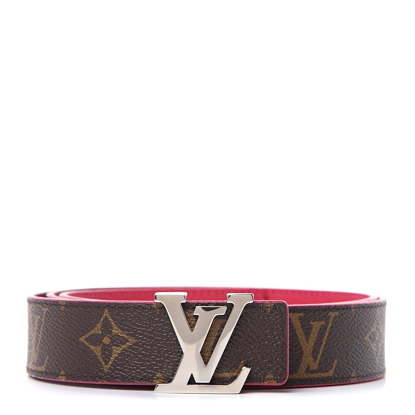 Monogram 30mm LV Initiales Reversible Belt 90 36 Fuchsia