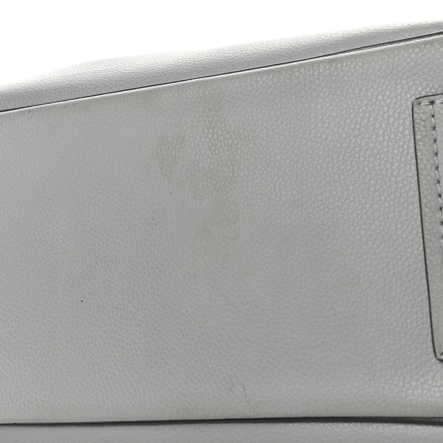 Pebbled Calfskin Editor Shopping Tote Grey