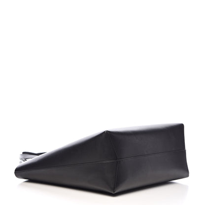 Mansur Gavriel Calfskin Large Shopping Tote Black Flamma 5 of 24