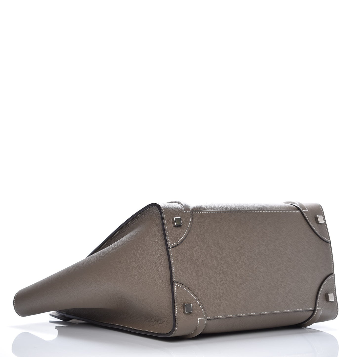 Drummed Calfskin Mini Luggage Souris