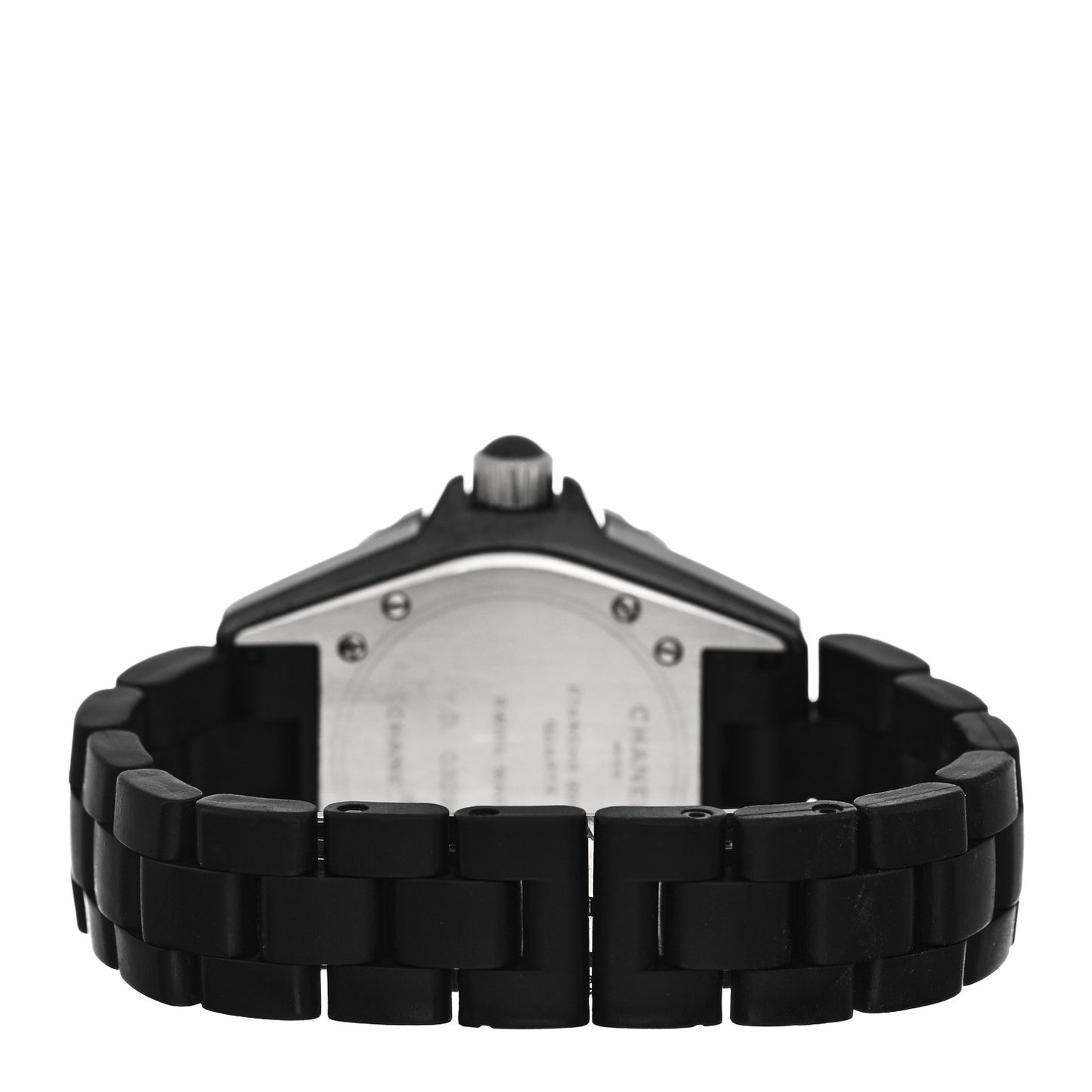 Stainless Steel Matte Ceramic 33mm J12 Quartz Watch Black