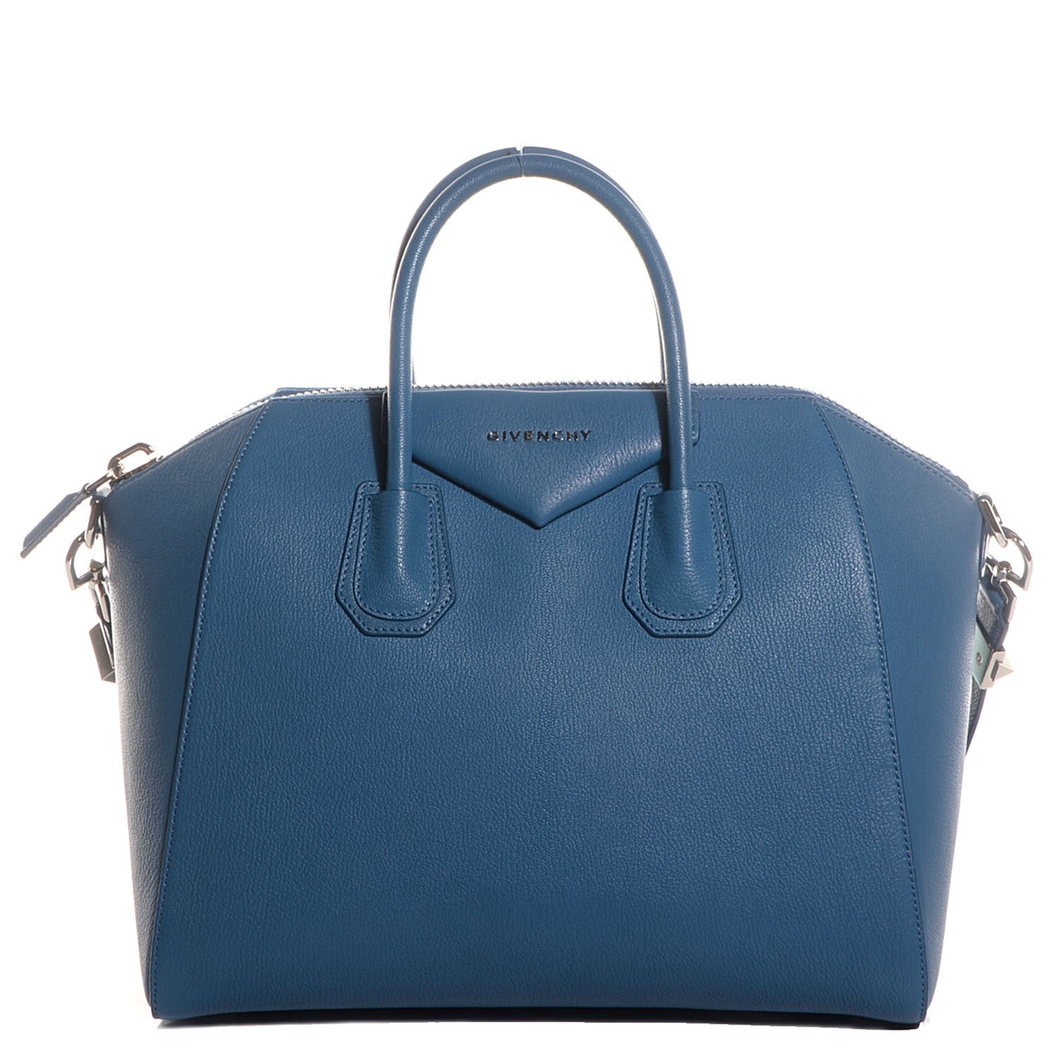 Givenchy Sugar Goatskin Medium Antigona Blue 1 of 10