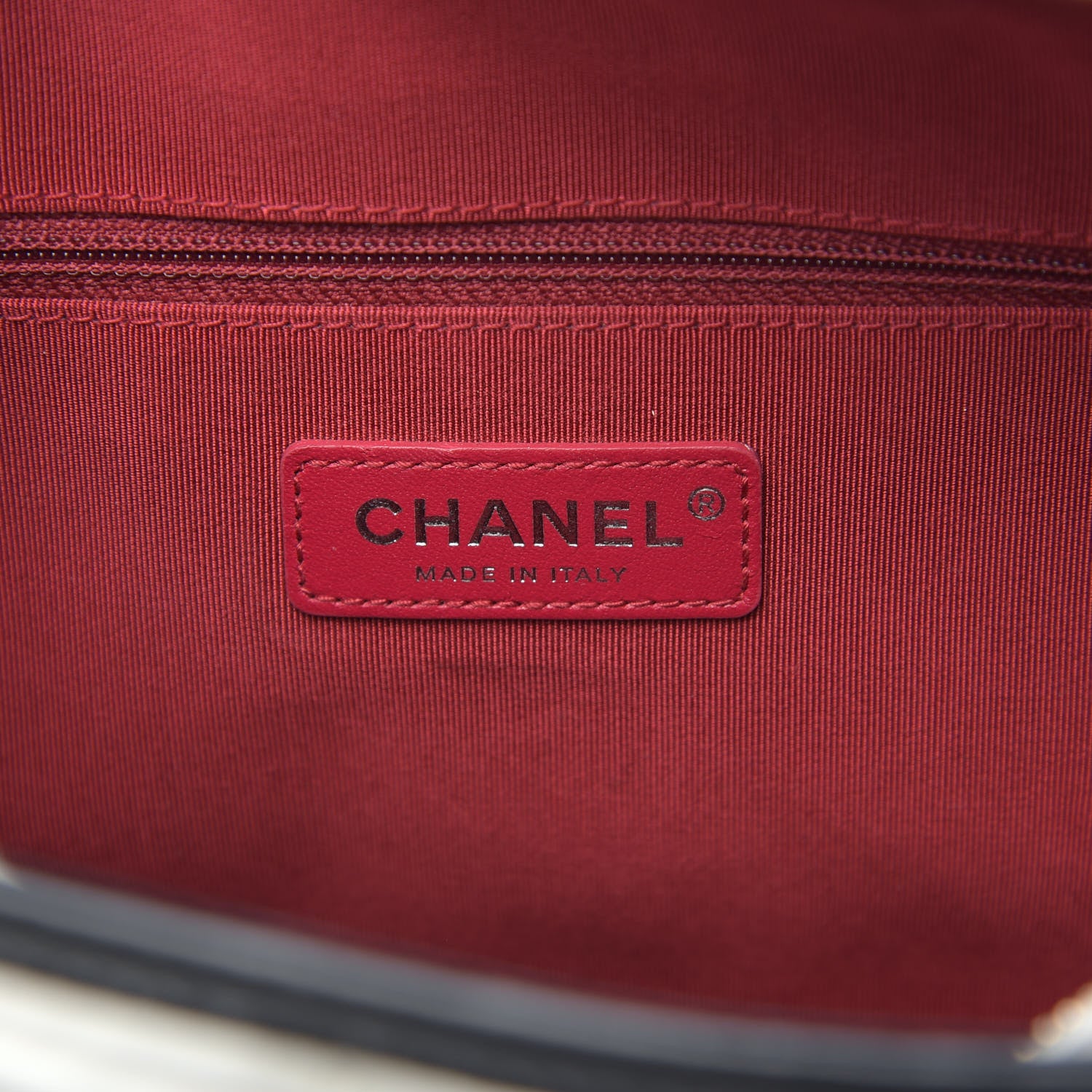 Chanel Aged Calfskin Quilted Medium Gabrielle Hobo Black White 6 of 12