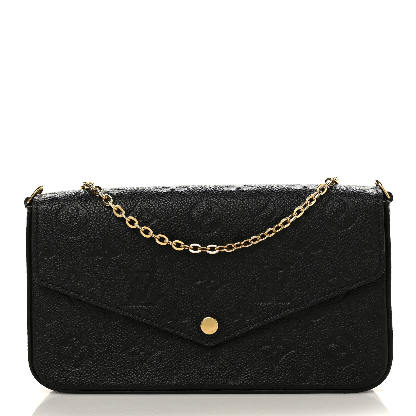 Empreinte Pochette Felicie Chain Wallet Black