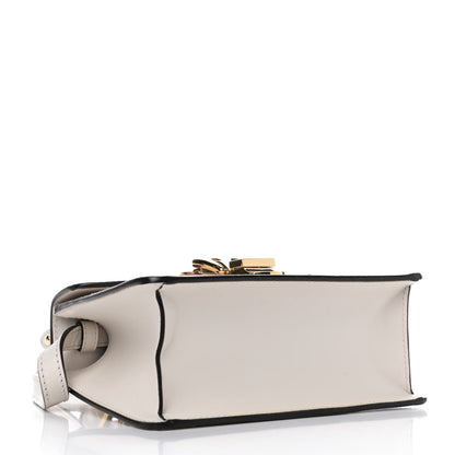Gucci Calfskin Mini Sylvie Top Handle Bag White 3 of 4