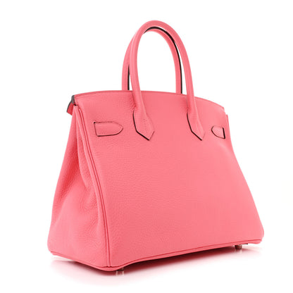 Hermes Togo Birkin 30 Rose Azalee 3 of 12