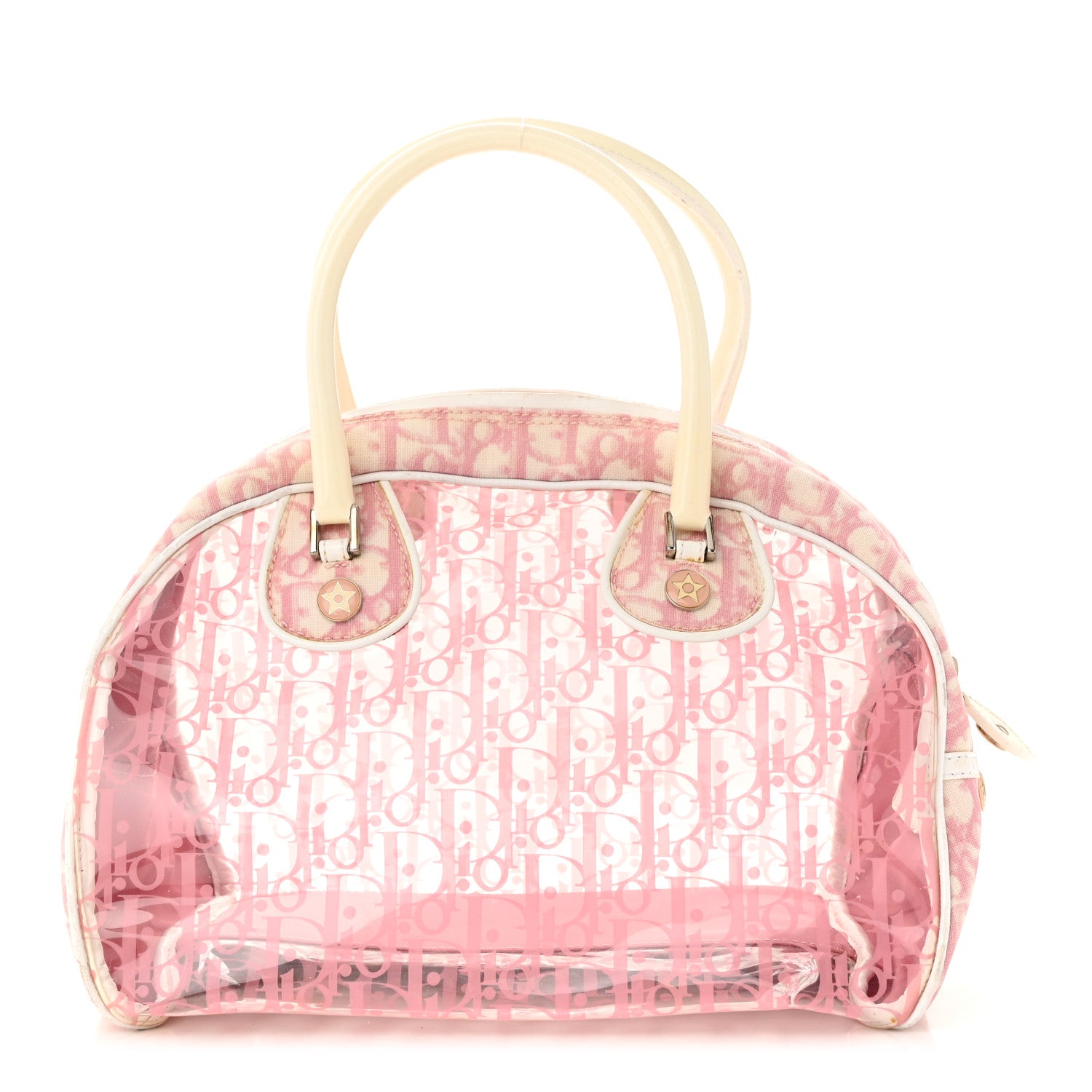 Christian Dior Monogram PVC Bowler Pink 1 of 20