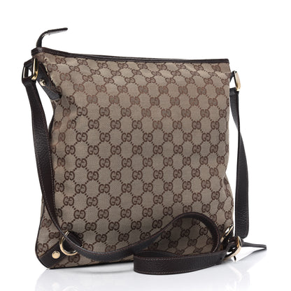 Gucci Monogram Abbey Messenger Bag Dark Brown 2 of 10
