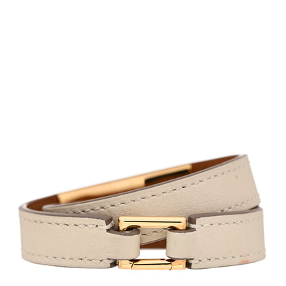 Hermes Swift Rivale Double Tour Bracelet XS Nata 3 of 8