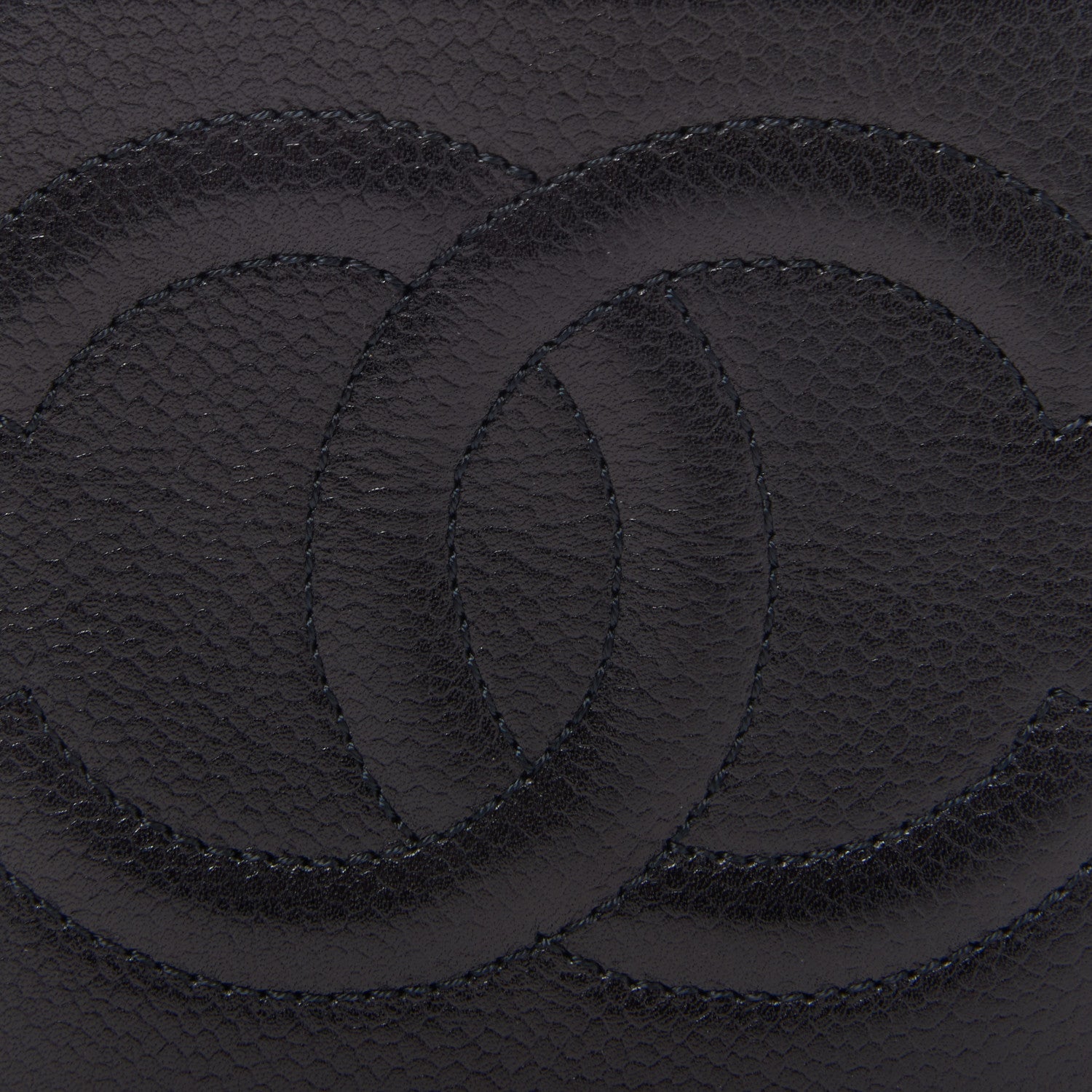 Chanel Caviar Vanity Cosmetic Case Black 8 of 10