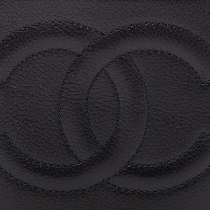 Chanel Caviar Vanity Cosmetic Case Black 8 of 10