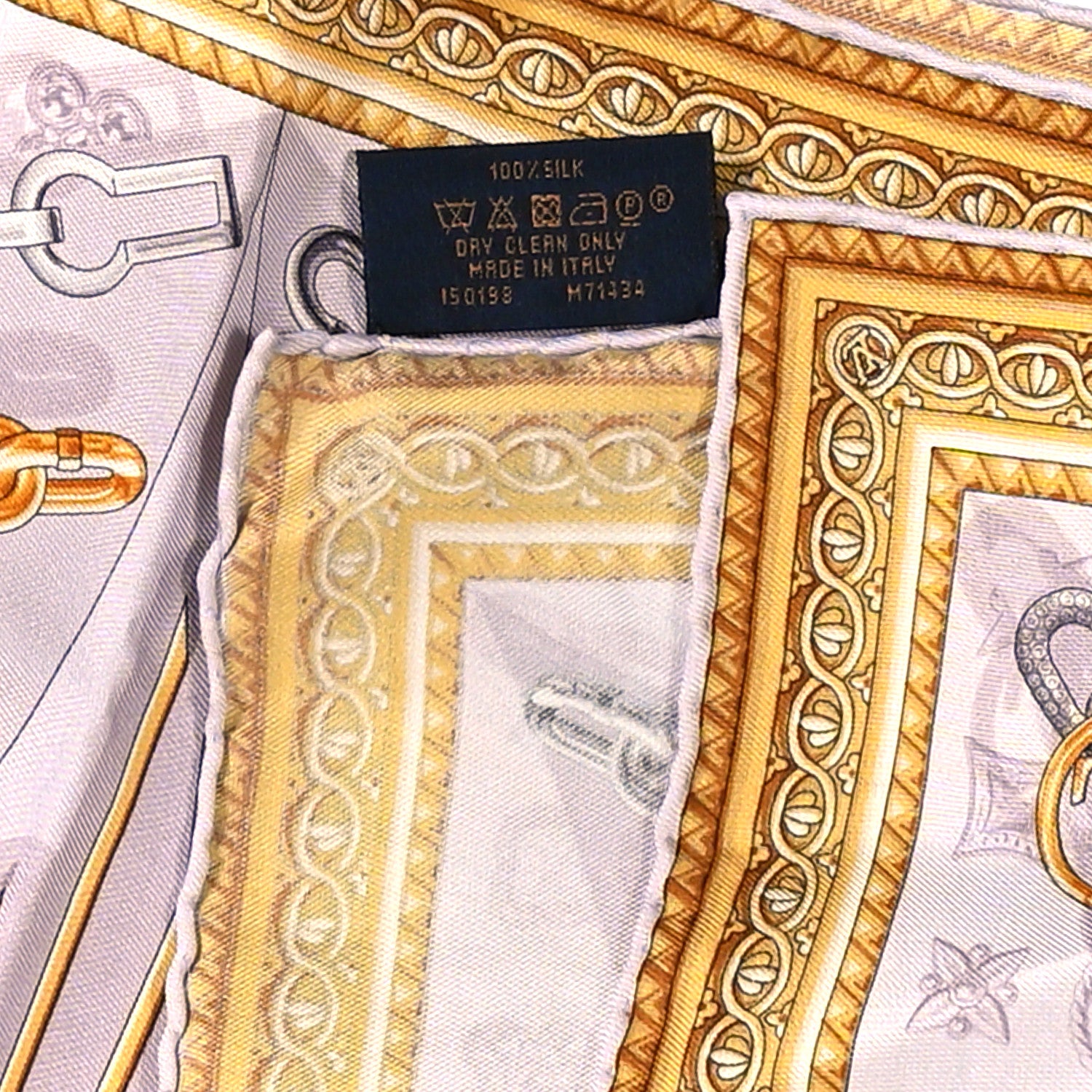 Louis Vuitton Silk Chains Square Scarf Pink 4 of 4
