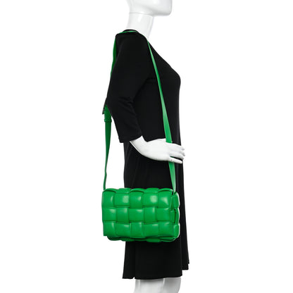 Bottega Veneta Nappa Maxi Intreccio Padded Cassette Crossbody Bag Parakeet 2 of 12