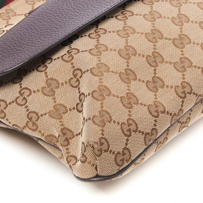 Gucci Monogram Signature Web Small Messenger Brown 6 of 10