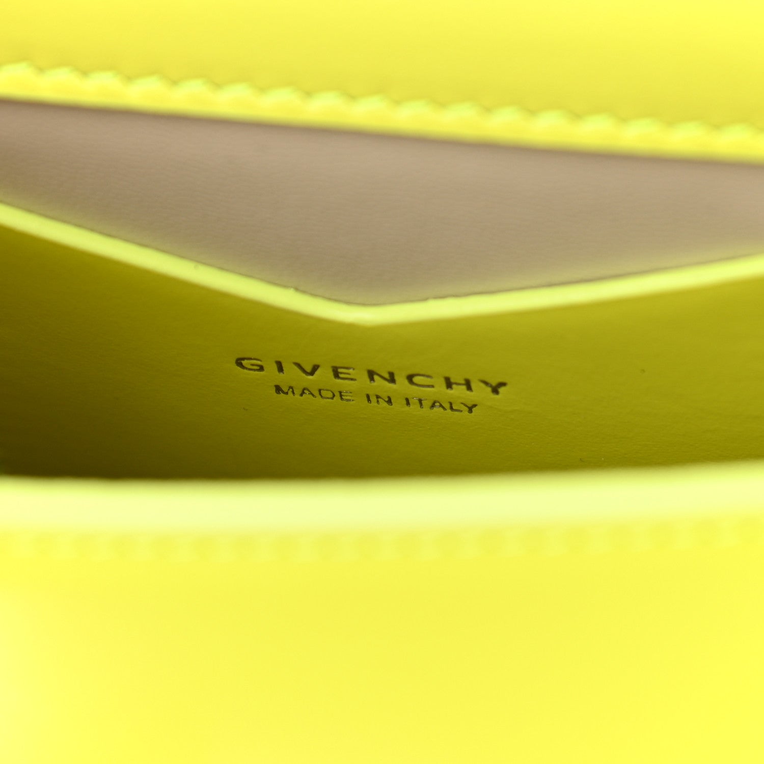 Givenchy Box Calfskin Mini 4G Vertical Bag Fluo Yellow 6 of 9