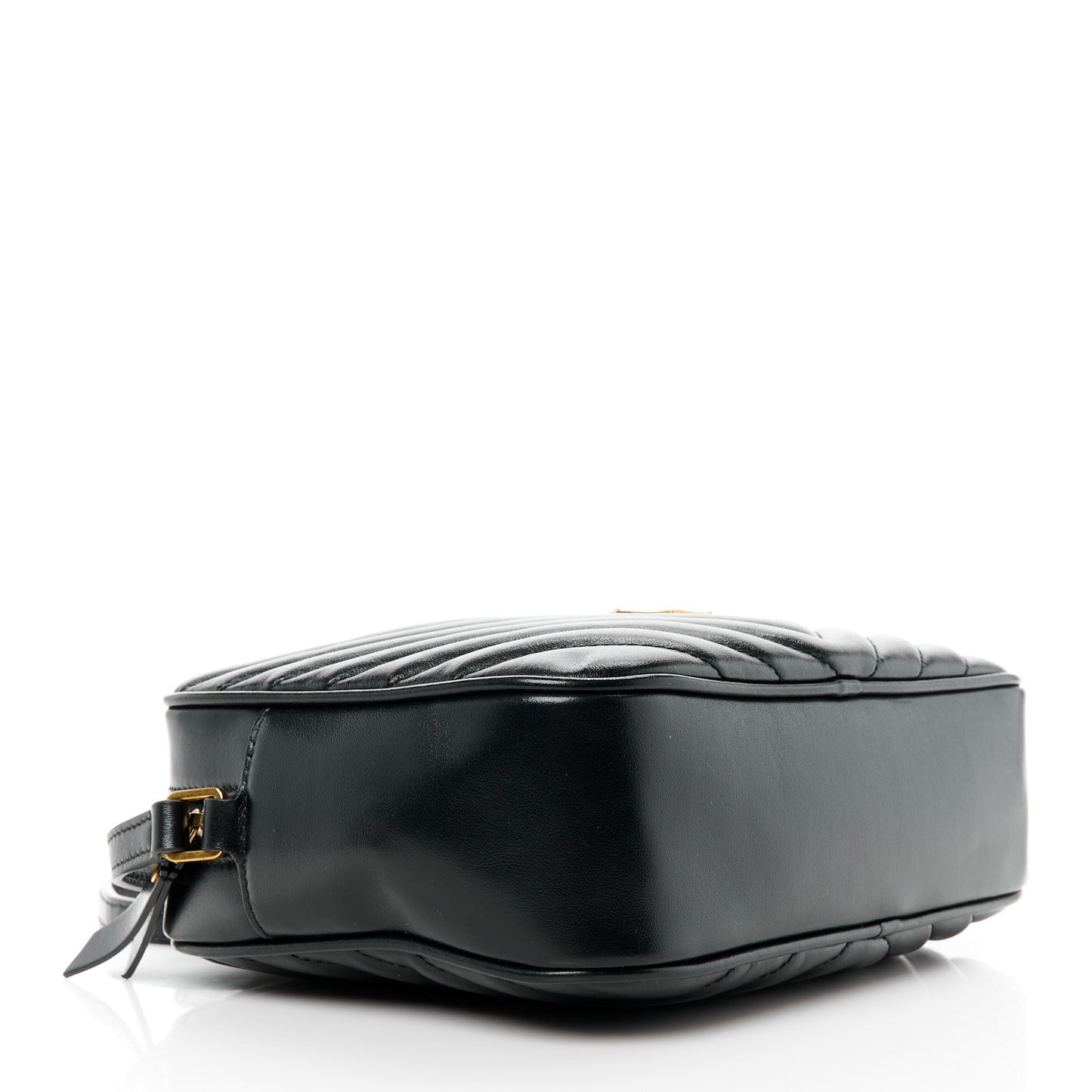 Calfskin Matelasse Monogram Lou Camera Bag Black