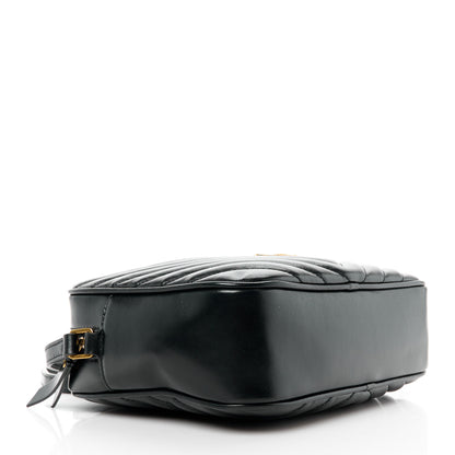 Saint Laurent Calfskin Matelasse Monogram Lou Camera Bag Black 4 of 10