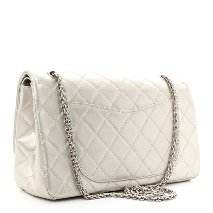 Chanel Metallic Lambskin Quilted 2.55 Reissue 227 Flap Silver 3 of 12