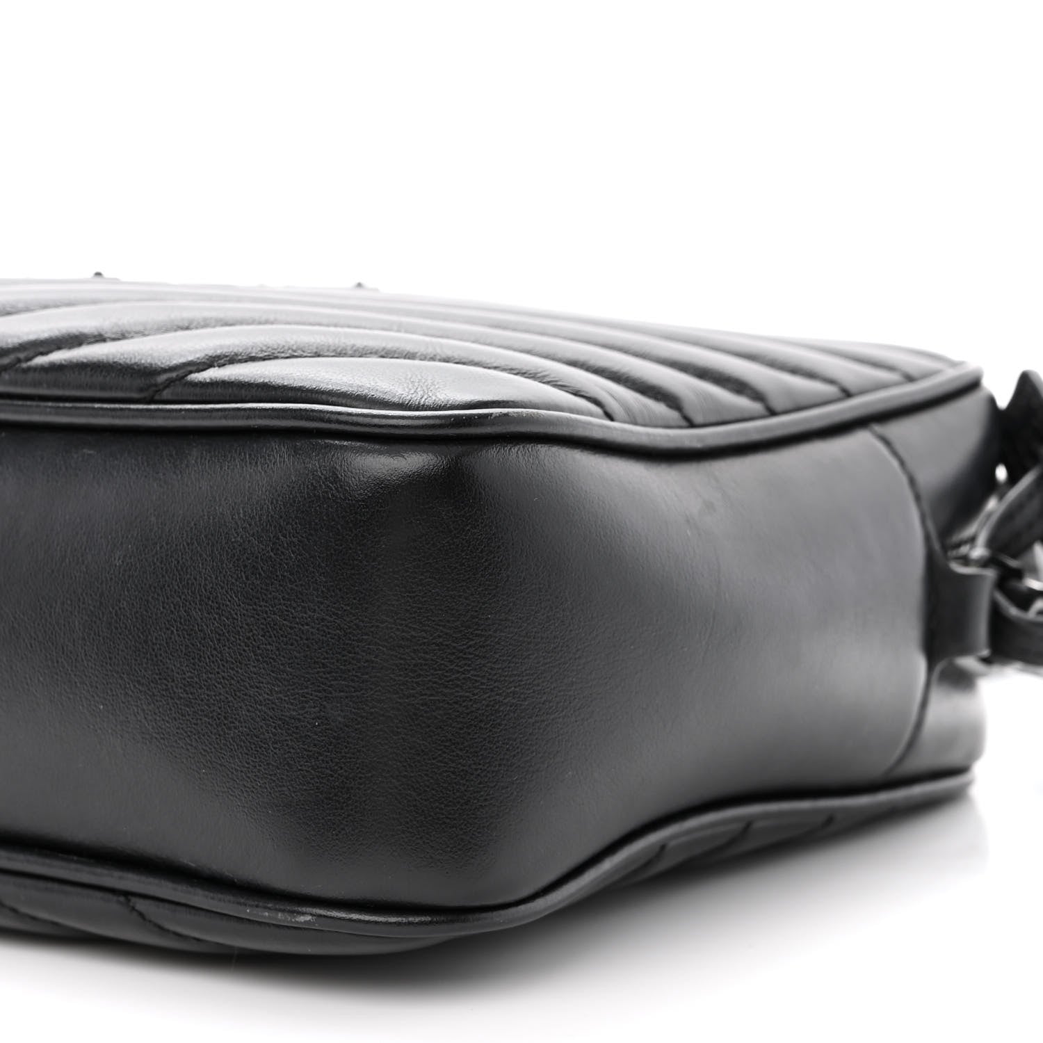 Saint Laurent Calfskin Matelasse Monogram Monochrome Lou Camera Bag Black Sold: 50 10 of 14