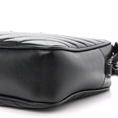 Saint Laurent Calfskin Matelasse Monogram Monochrome Lou Camera Bag Black Sold: 50 10 of 14