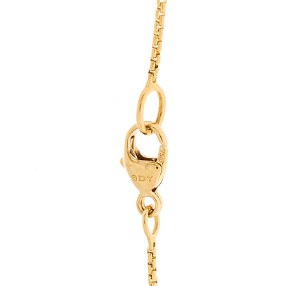 David Yurman 18K Yellow Gold Diamond Black Onyx Mother of Pearl 21.5mm Reversible Elements Necklace 5 of 7