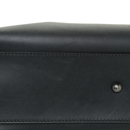 Fendi Vitello Suede Medium Peekaboo Iconic Satchel Black 19 of 19