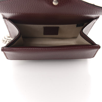 Gucci Dollar Calfskin Crystal Mini Dionysus Shoulder Bag Vintage Bordeaux 4 of 11