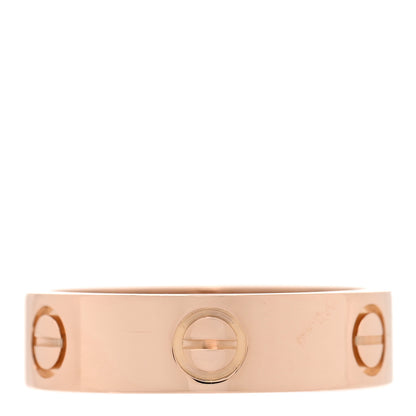 Cartier 18K Pink Gold 5.5mm LOVE Ring 57 8 3 of 4