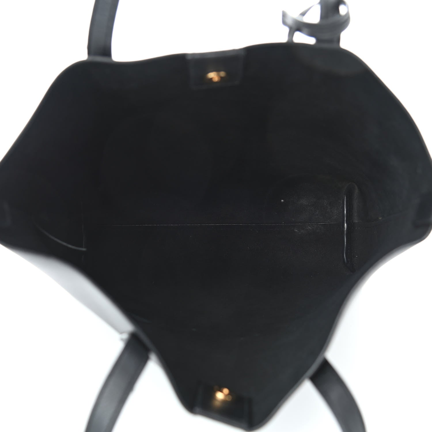 Saint Laurent Calfskin Toy Shopping Tote Black 4 of 10
