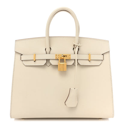 Hermes Epsom Birkin Sellier 25 Craie 1 of 9