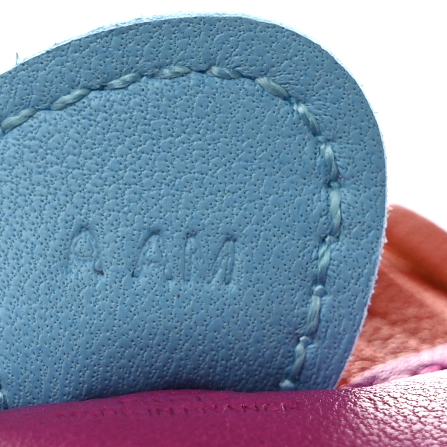 Milo Lambskin Grigri Rodeo Horse Bag Charm PM Rose Pourpre Cornaline Celeste