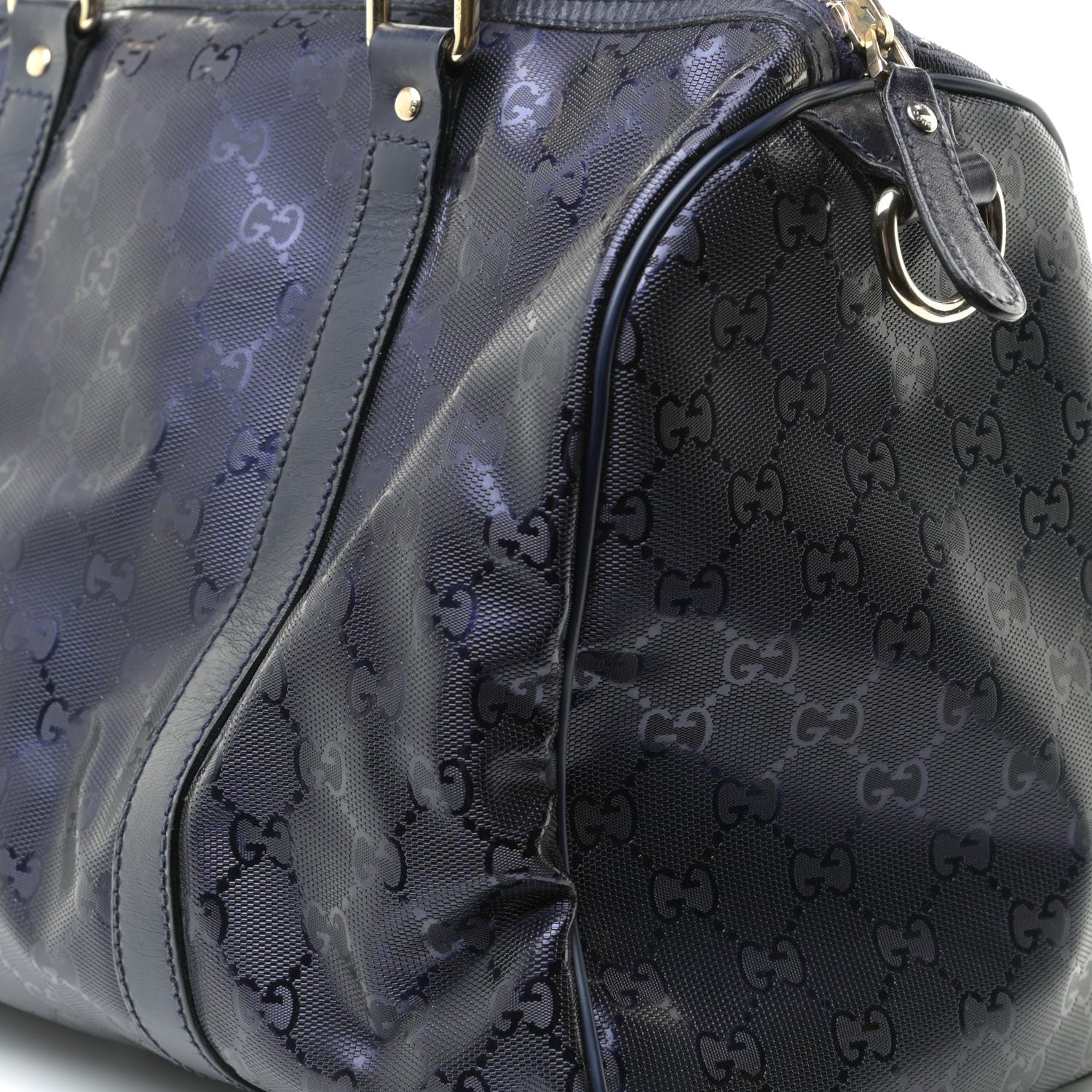 Gucci Imprime Monogram Medium Joy Boston Navy 13 of 18