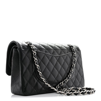 Chanel Caviar Quilted Medium Double Flap Black 2 of 13