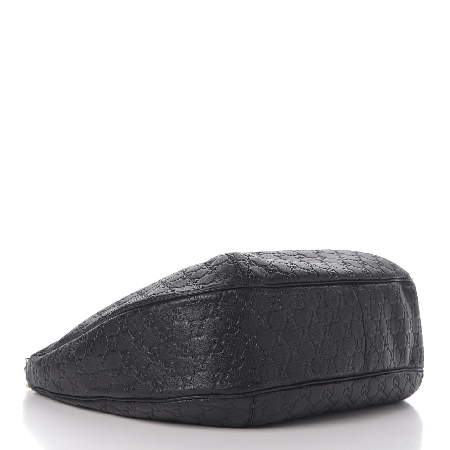 Guccissima Large New Ladies Web Hobo Black
