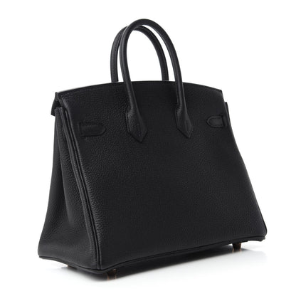 Hermes Togo Birkin 25 Black 3 of 11