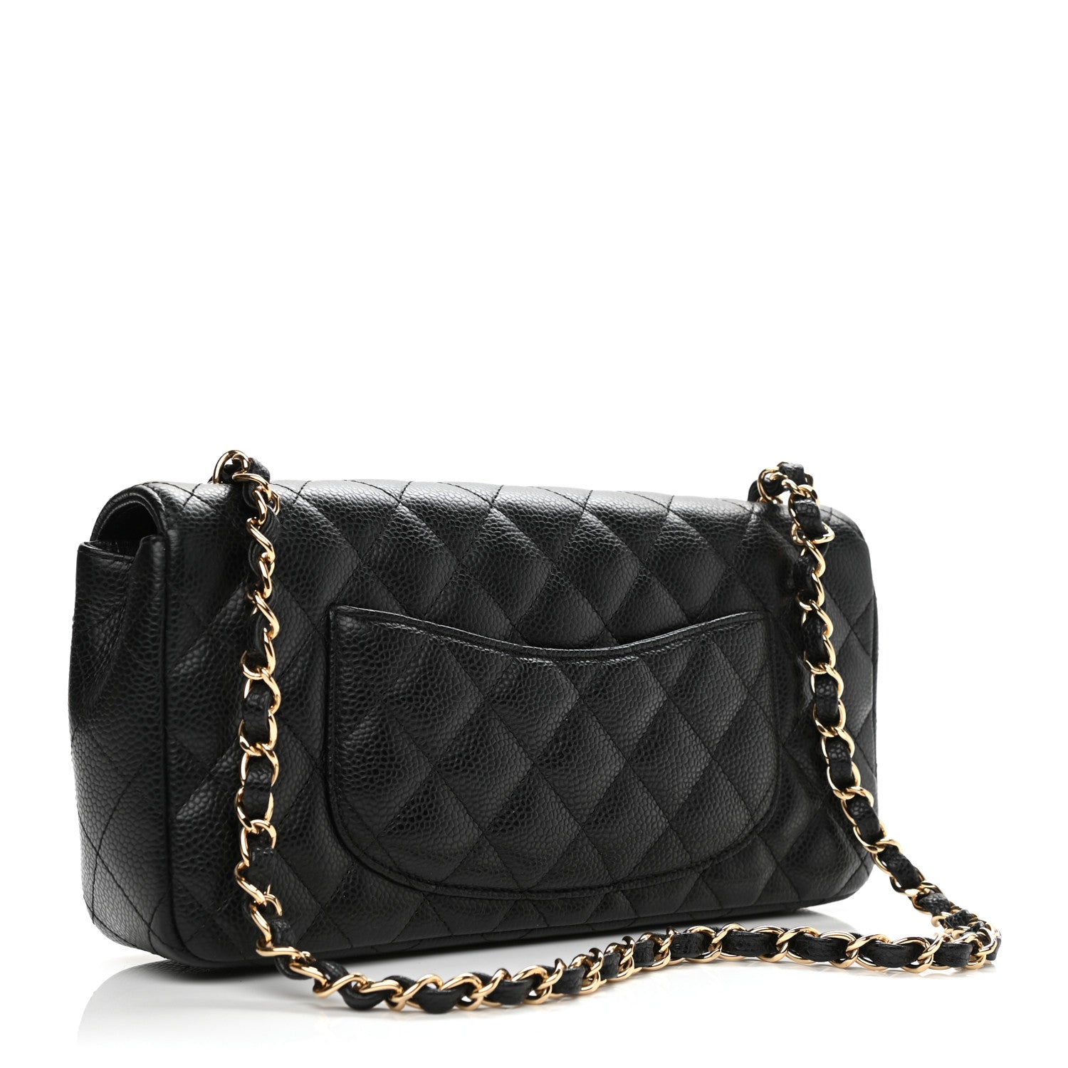 Chanel Caviar Quilted East West Flap Black 3 of 10