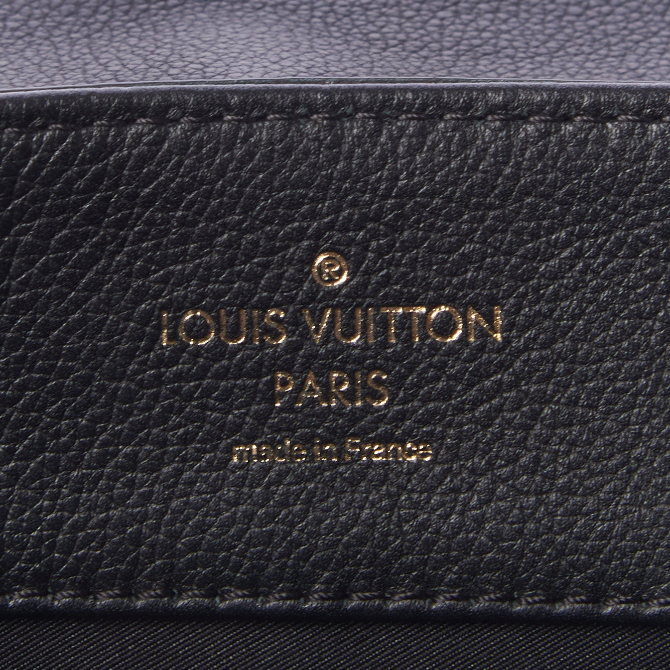 Louis Vuitton Calfskin Lockme MM Black 5 of 7