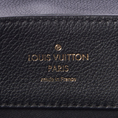 Louis Vuitton Calfskin Lockme MM Black 5 of 7