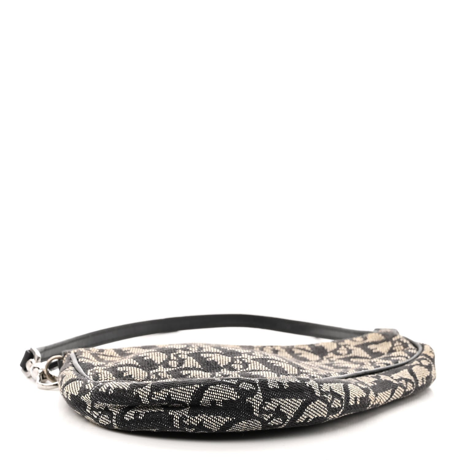 Christian Dior Monogram Mini Saddle Pochette Navy 4 of 12