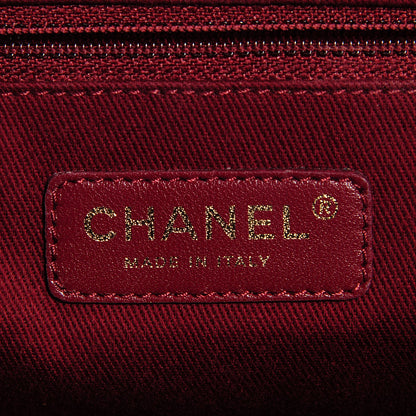 Chanel Crumpled Grained Calfskin Large Shiva Flap Black 7 of 8