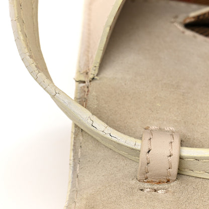 Burberry Derby Calfskin House Check Small Macken Crossbody Bag Limestone 13 of 15