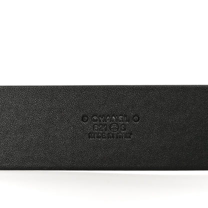 Chanel Calfskin CC Belt 85 34 Black 4 of 9